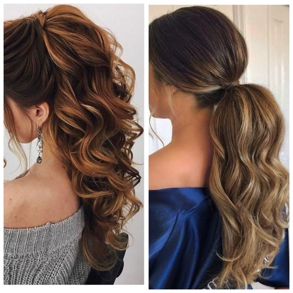 100% human hair, remy european ponytail - Picture 2 of 9